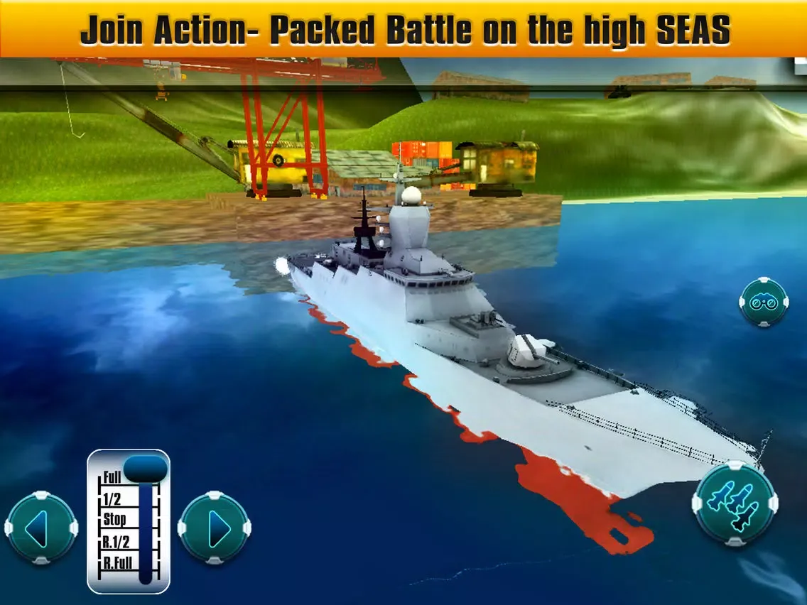 WarShip Battle Naval WarFare iPad 应用截图