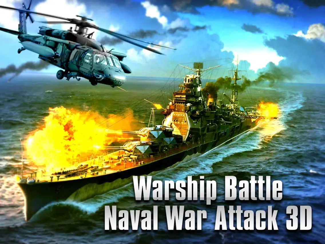 WarShip Battle Naval WarFare iPad 应用截图