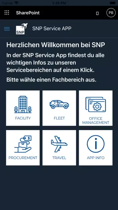 SNP Service Screenshots