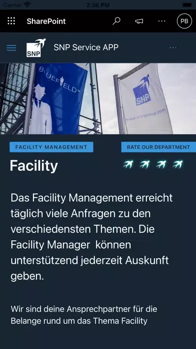 SNP Service Screenshots