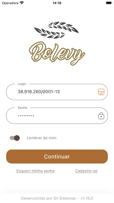 Sn Sistemas B2B應用截圖