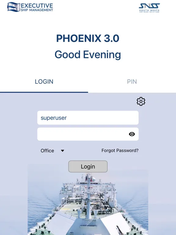 Tangkapan layar Phoenix ESM iPad 