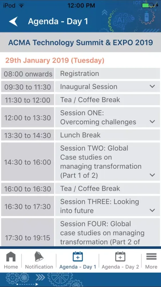 Скриншоты ACMA SUMMIT