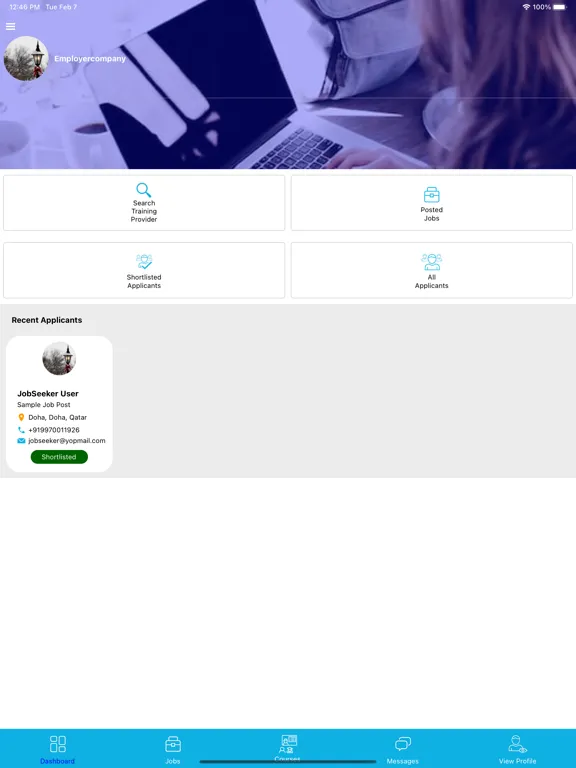 CareersHub Job Portal iPad 应用截图