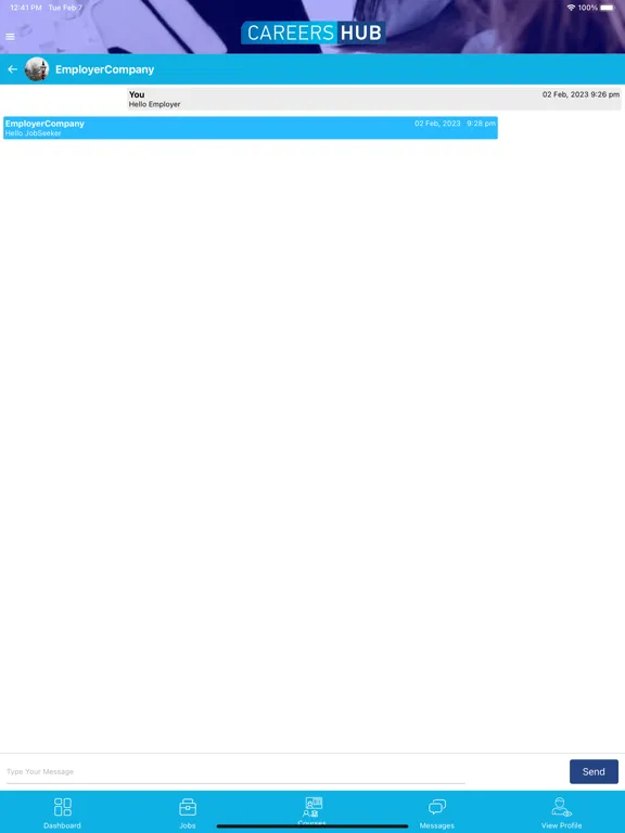 CareersHub Job Portal iPad 应用截图