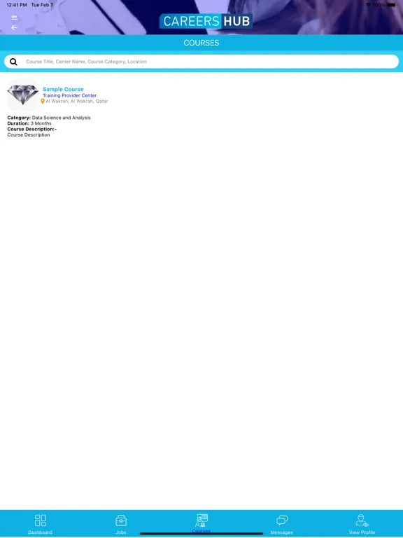 CareersHub Job Portal iPad 应用截图