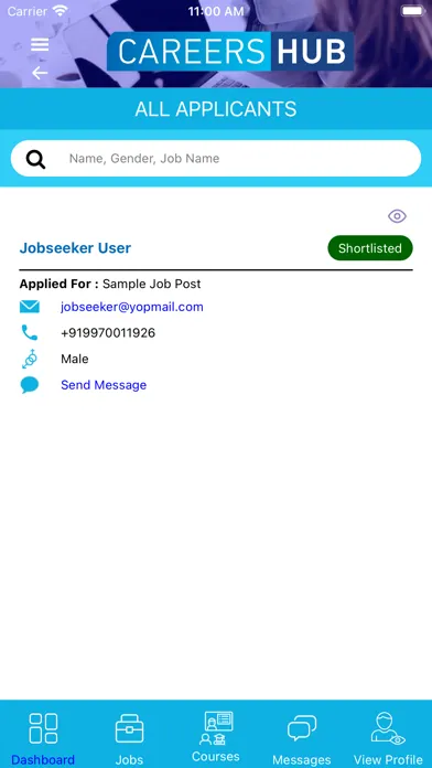 CareersHub Job Portal应用截图