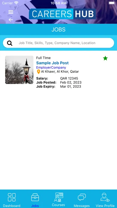 CareersHub Job Portal应用截图
