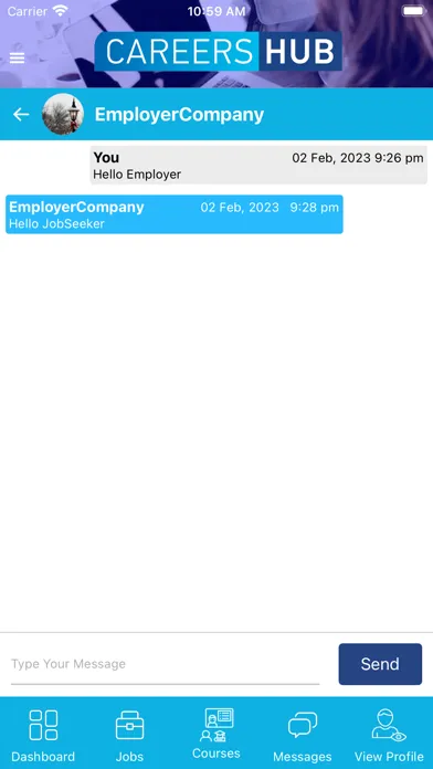 CareersHub Job Portal应用截图