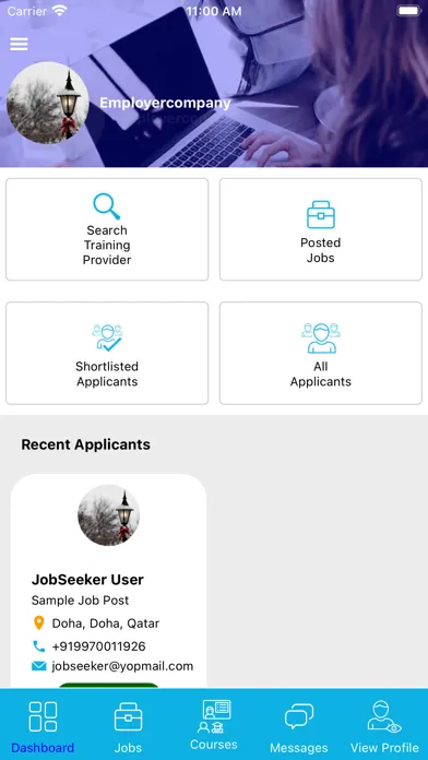 CareersHub Job Portal应用截图