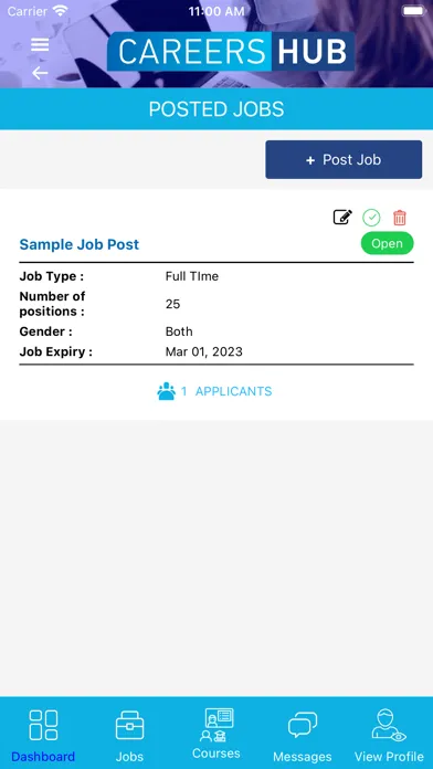 CareersHub Job Portal应用截图