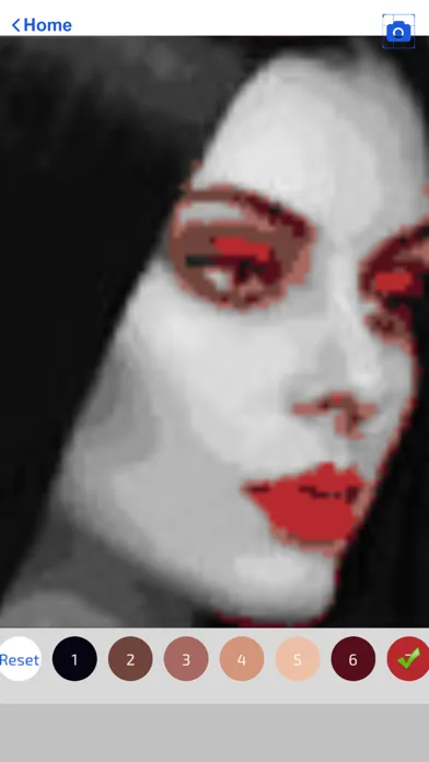 Captures d'écran de No Draw Pixel Art Coloring Box