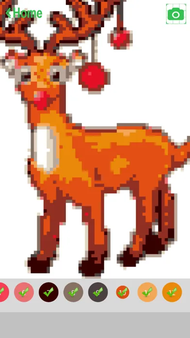 Captures d'écran de No Draw Pixel Art Coloring Box
