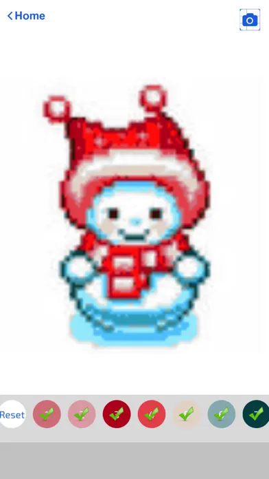Captures d'écran de No Draw Pixel Art Coloring Box