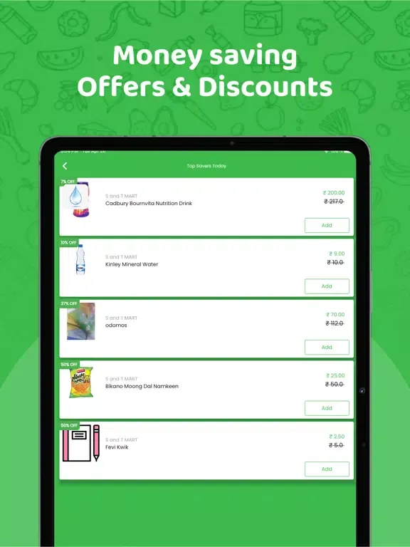 Tangkapan skrin S&T Mart iPad 