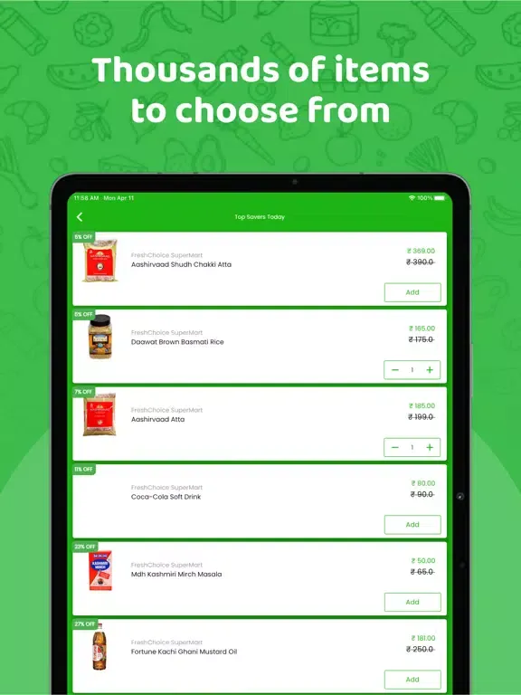 Tangkapan skrin S&T Mart iPad 