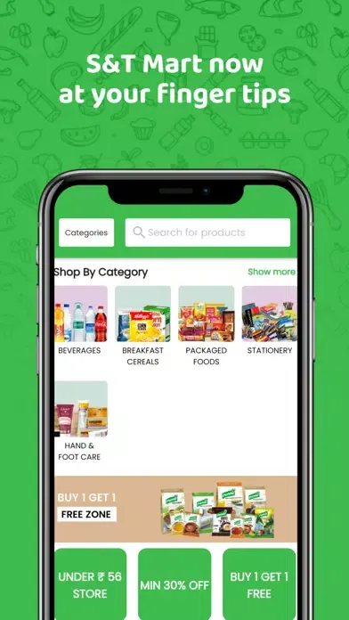 Tangkapan skrin S&T Mart