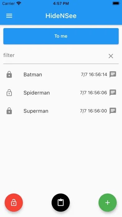 HideNSee Secure Message&Photo स्क्रीनशॉट
