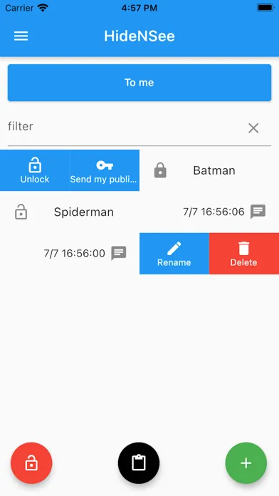 HideNSee Secure Message&Photo स्क्रीनशॉट
