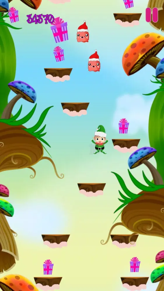Christmas Elf Mega Holiday Fun Jump for Kid-s应用截图