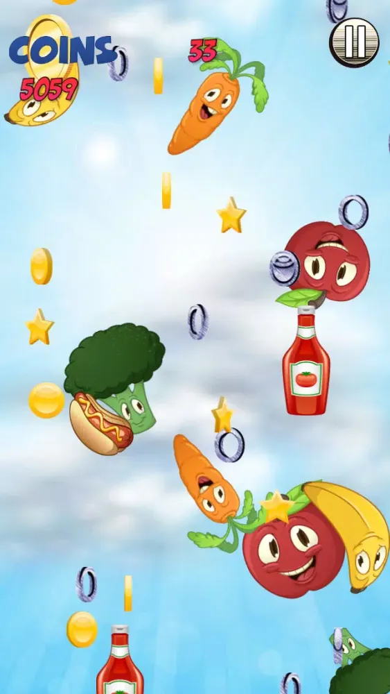 تصاویر Frenzy Food Mania Games - Crazy Sky Hotdog Party Game