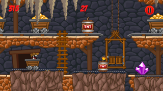 Capturas de tela do Mine Shaft Madness Game - The Gold Rush California Miner Games