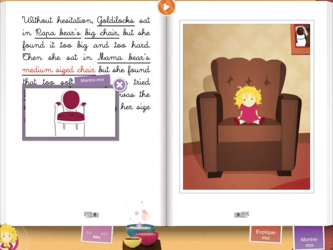 صور Goldilocks by Chocolapps iPad 