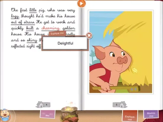 The 3 Little Pigs - Chocolapps iPad 应用截图