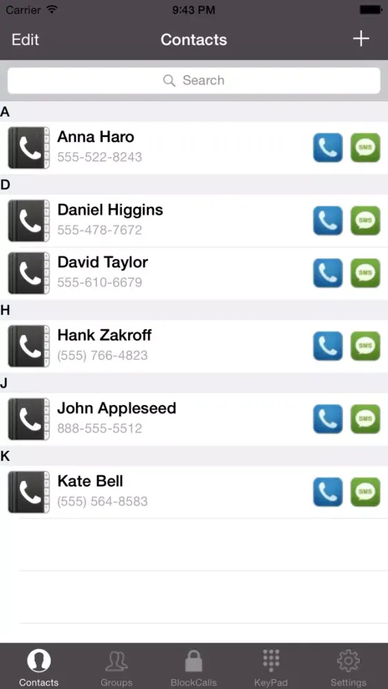 Tangkapan layar XContact - Stop Spam,Block Call & SMS,Backup and Restore Contact
