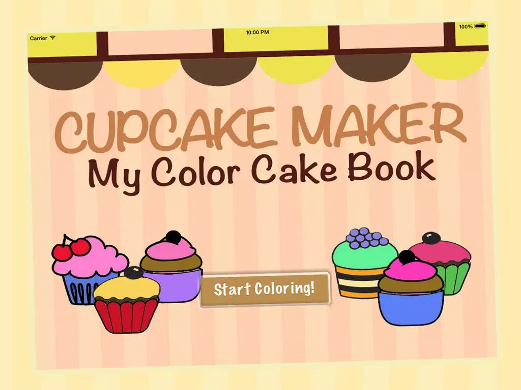My Cupcake Maker - Free Color Cake Book Saga iPad  Screenshots