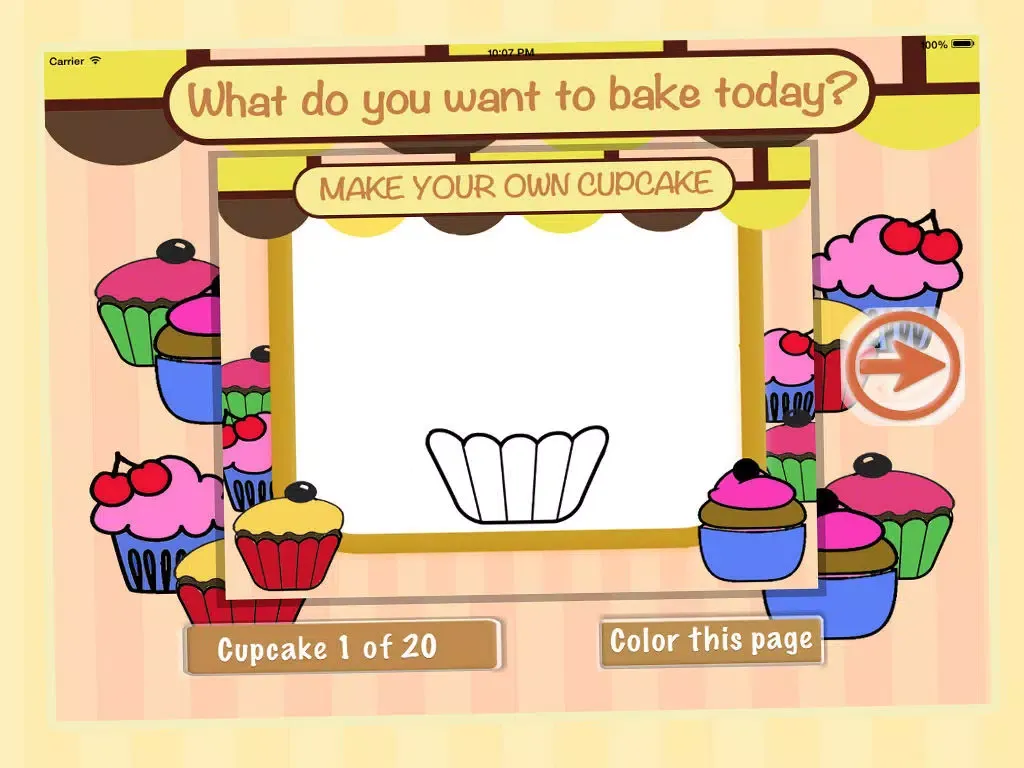My Cupcake Maker - Free Color Cake Book Saga iPad  Screenshots