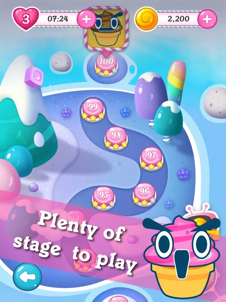 IceCream Candy Match-3 Puzzle iPad  Ekran Görüntüleri