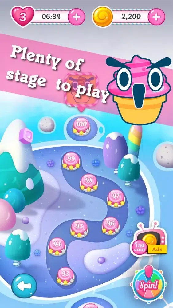 IceCream Candy Match-3 Puzzle Ekran Görüntüleri