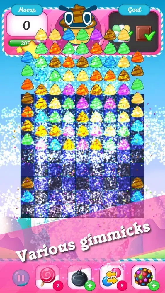 IceCream Candy Match-3 Puzzle Ekran Görüntüleri
