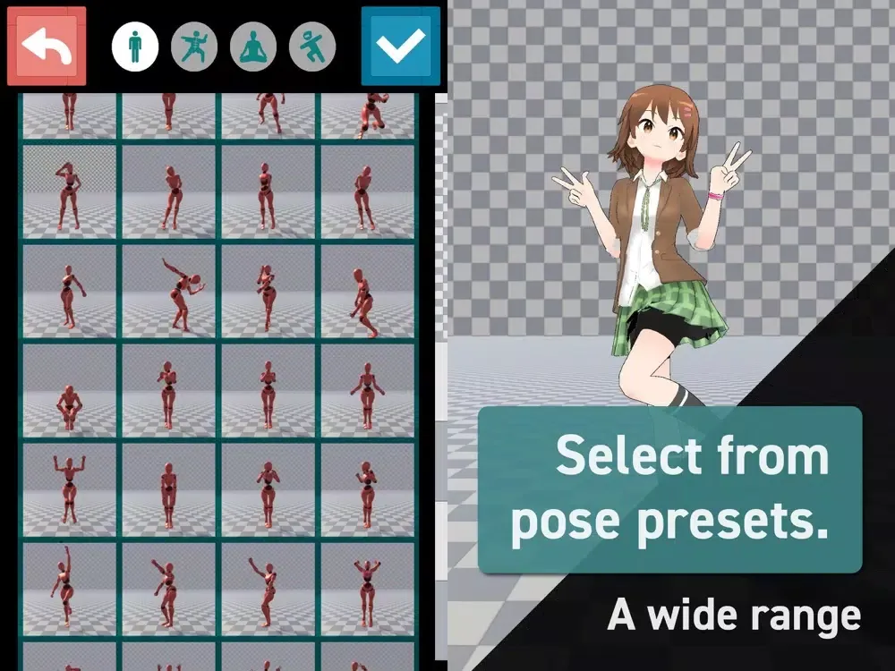 Capturas de tela do Vtuber Posing - Fan Art Illust iPad 