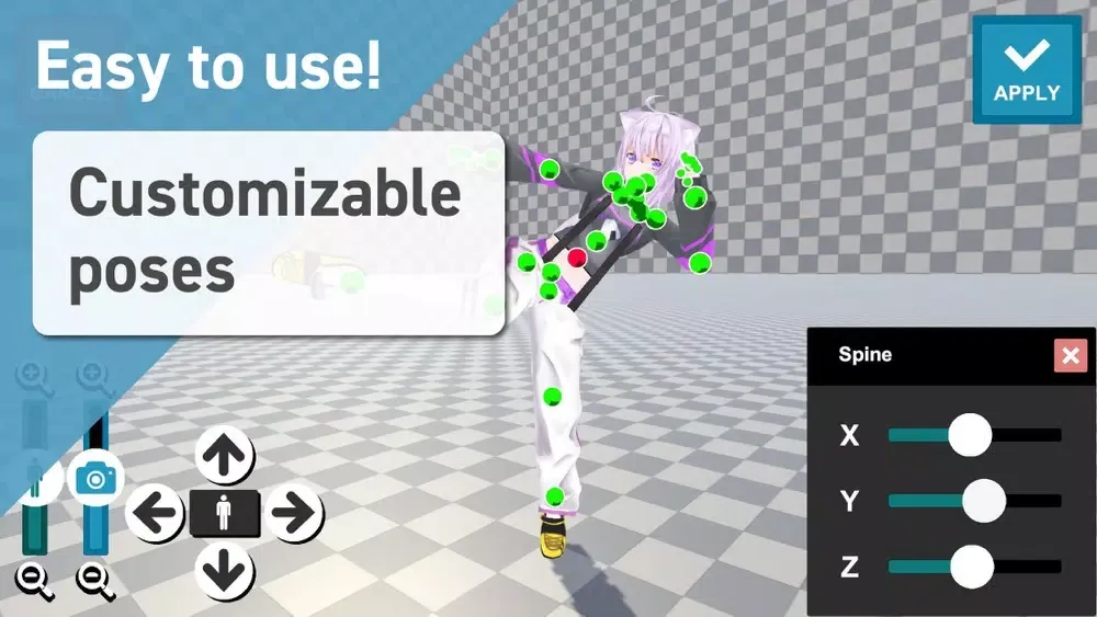 Capturas de tela do Vtuber Posing - Fan Art Illust