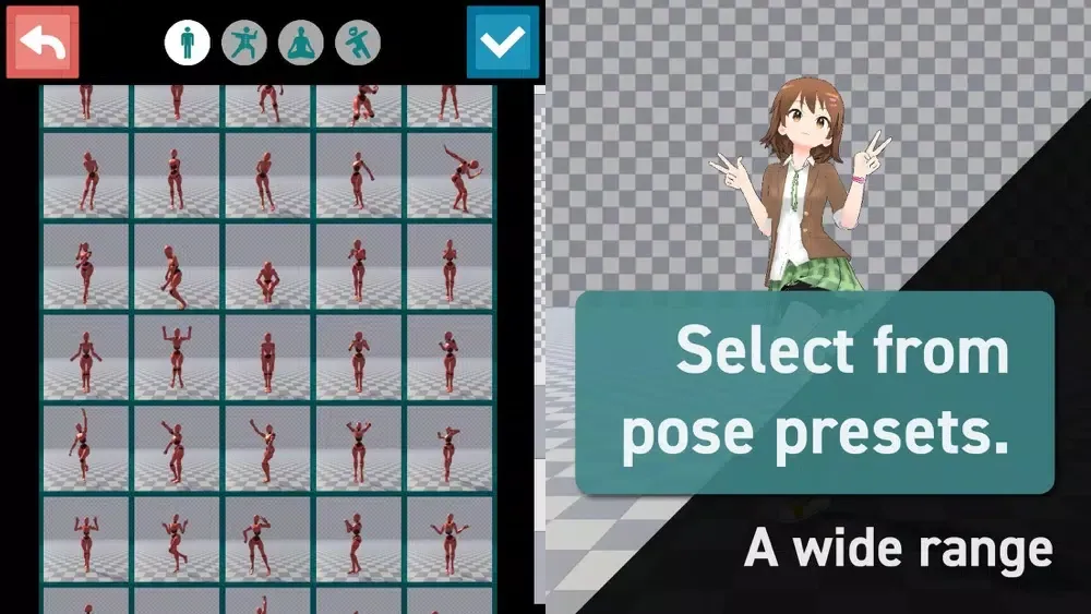 Capturas de tela do Vtuber Posing - Fan Art Illust