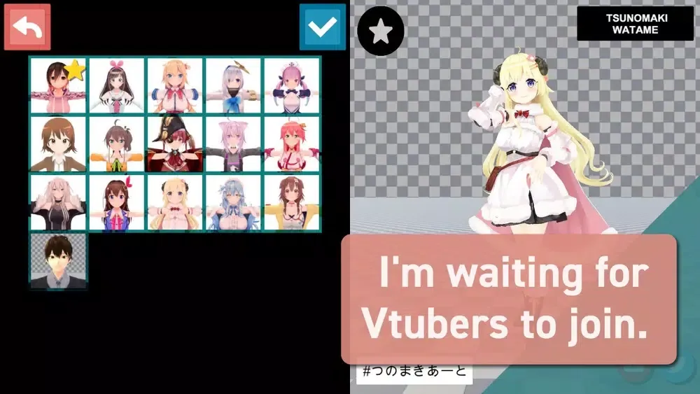 Capturas de tela do Vtuber Posing - Fan Art Illust