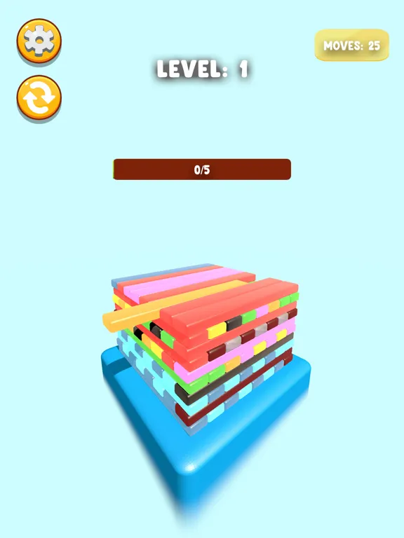 Скриншоты Colorful Jenga iPad 