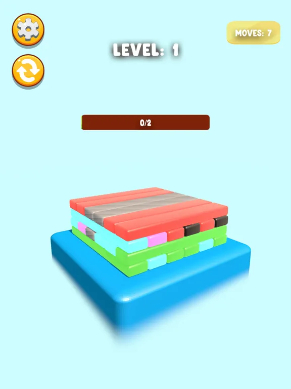 Скриншоты Colorful Jenga iPad 