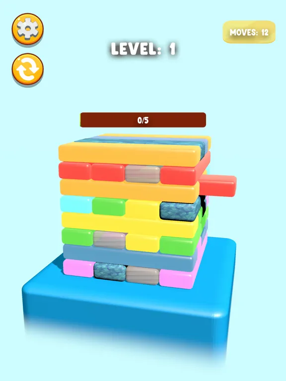 Скриншоты Colorful Jenga iPad 