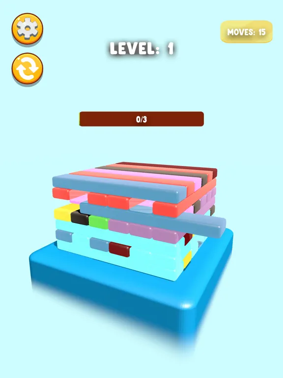 Скриншоты Colorful Jenga iPad 