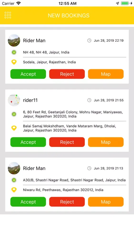 Sober Employee Screenshots