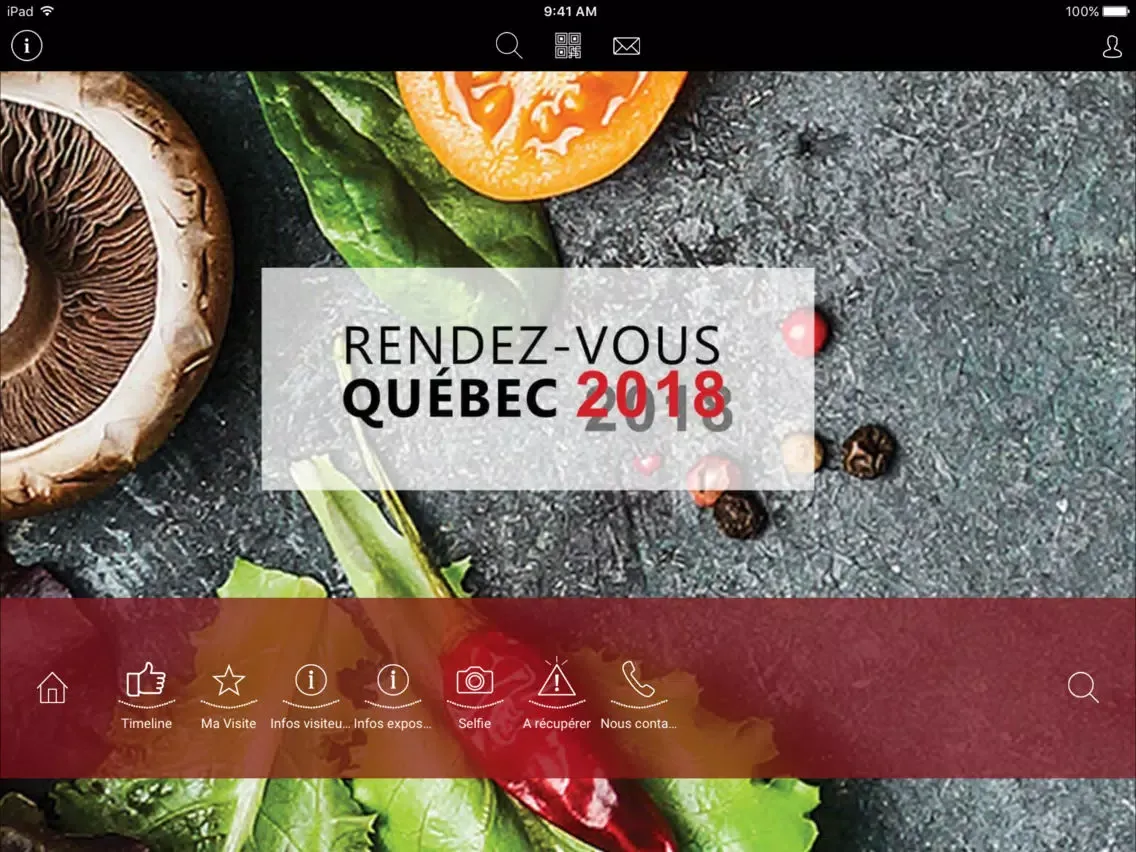 Rendez-vous Québec 2018 iPad  Screenshots