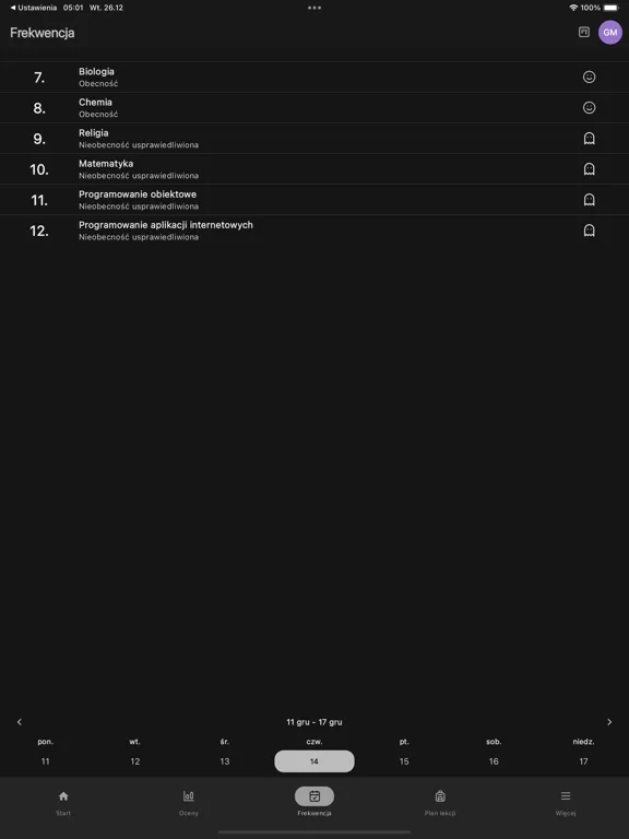 Ocenowo Dzienniczek iPad  스크린샷