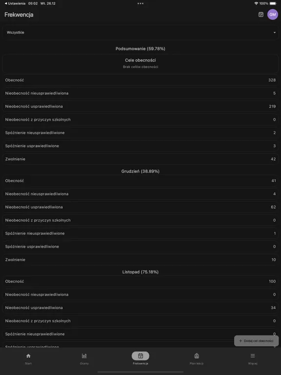 Ocenowo Dzienniczek iPad  스크린샷