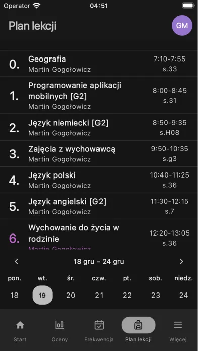 Ocenowo Dzienniczek 스크린샷