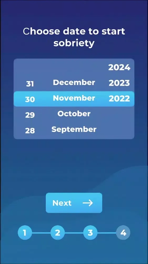 Screenshot di Sobriety Counter：Daily Tracker