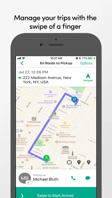 EverTransit Driver Screenshots