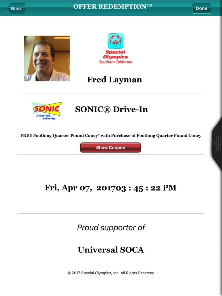 Special Olympics Wins iPad  Screenshots